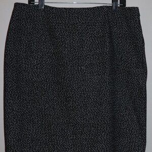 Joneswear Black & White Tweed Skirt Size 16